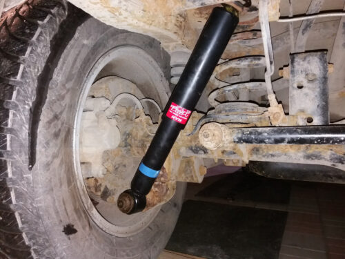 Rear Shock Absorber Land Cruiser Prado 120 KYB fitted