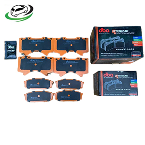 DBA Xtreme performance brake pads kit Toyota Landcruiser V8 200 Series Plus Free Fitting