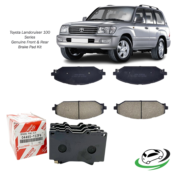 Toyota Landcruiser 100 Series Front & Rear Brake Pad Kit D2179/ D2177