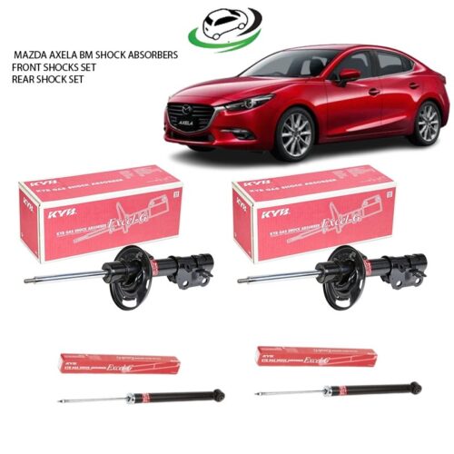 Mazda Axela BM Front & Rear KYB Shock Absorbers 3340035/3340036/3430041