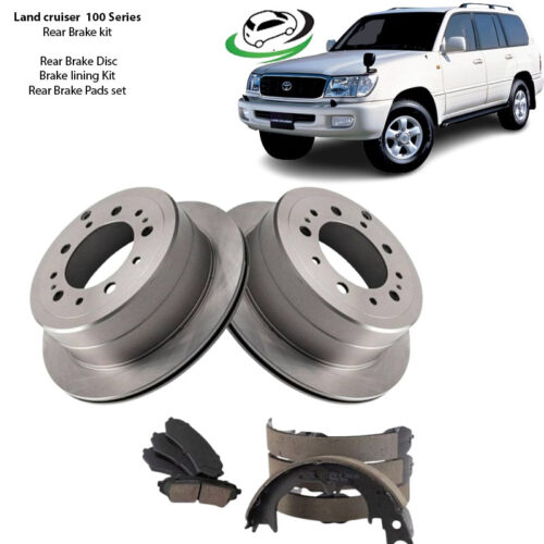 Toyota Landcruiser 100 Series Rear Brake Disc/ Brake Lining Kit/ Rear Brake Pads Set