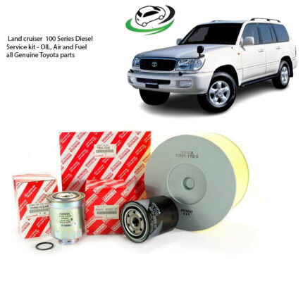 Toyota Landcruiser 100 Series Diesel Service Kit-Oil/ Air/ Fuel Filter All Genuine