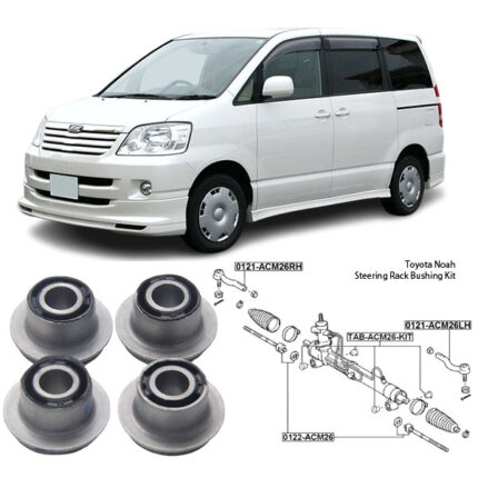 Toyota Noah AZR60 Steering Rack Bushing Kit 4PCS TAB-ACM26-KIT