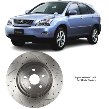 Toyota Harrier ACU30W Slotted Front Brake Disc Assy 43512-48081